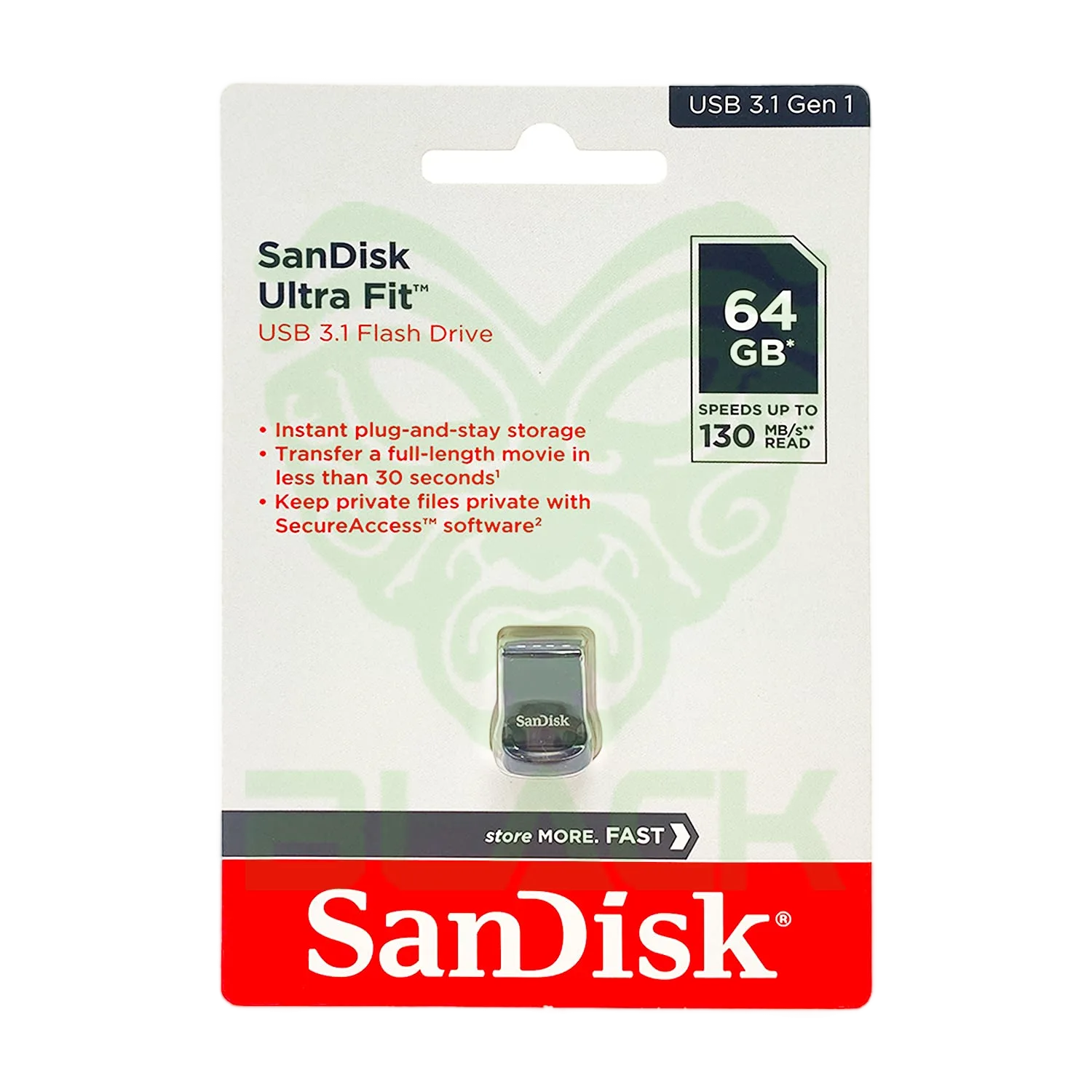 PENDRIVE SANDISK ULTRA FIT USB 3.1 - 64GB