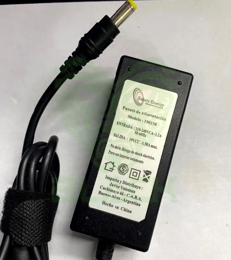 CARGADOR 19V - 1.58A