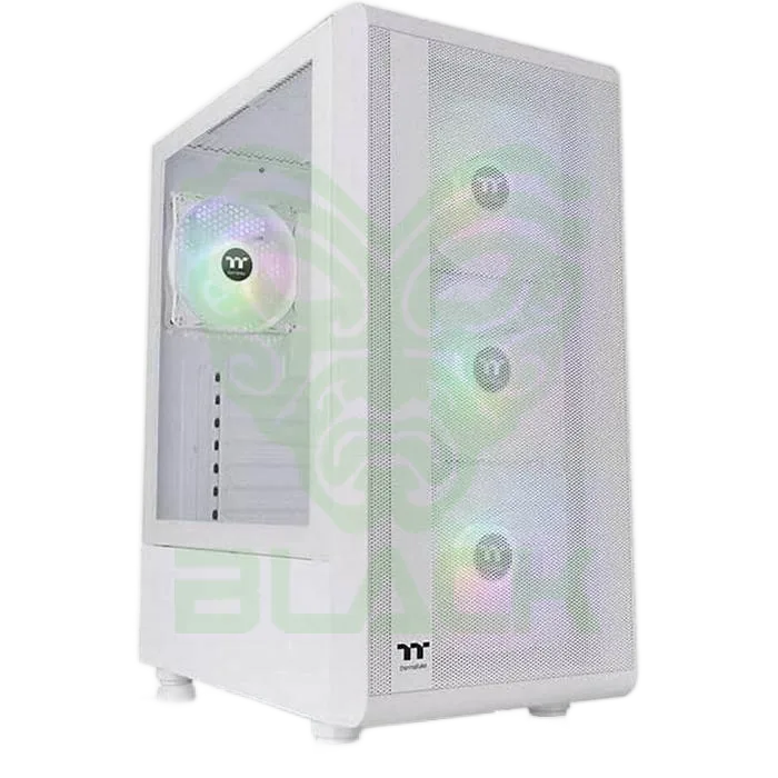 GABINETE THERMALTAKE S200 PLUS TG ARGB SNOW WHITE TEMPERED GLASS