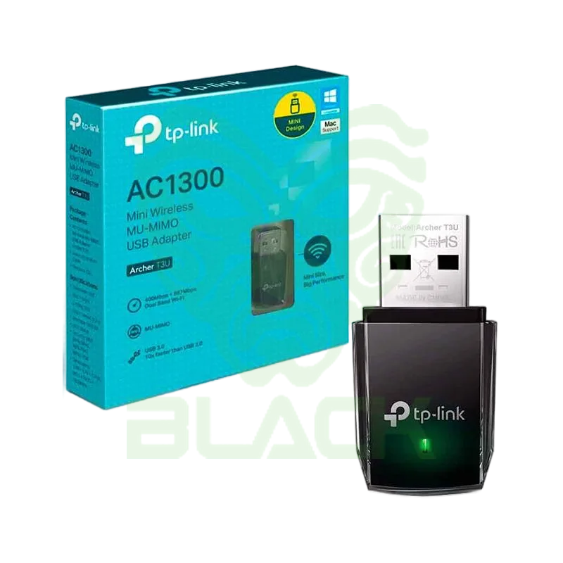 PLACA RED TP LINK ADAPTADOR USB INALAMB. MINI AC1300