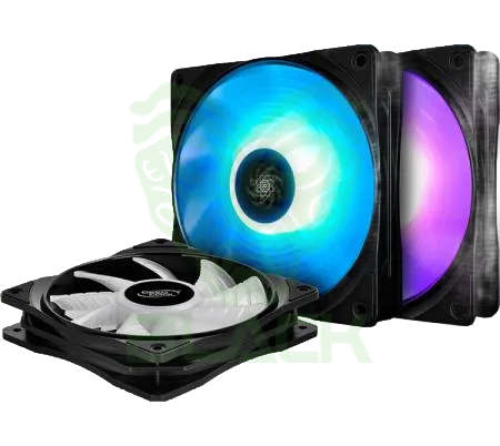 COOLER FAN DEEPCOOL RF120 FS 120MM FIXED RGB KIT X3
