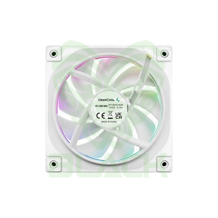 COOLER FAN DEEPCOOL FL12R WHITE 120MM ARGB