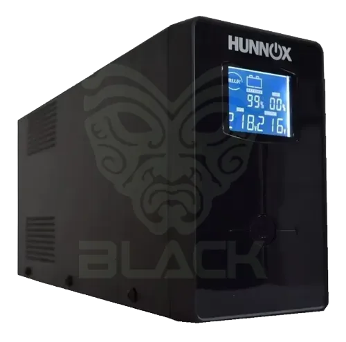 HUNNOX UPS Y ESTABILIZADOR 650VA LCD C/USB