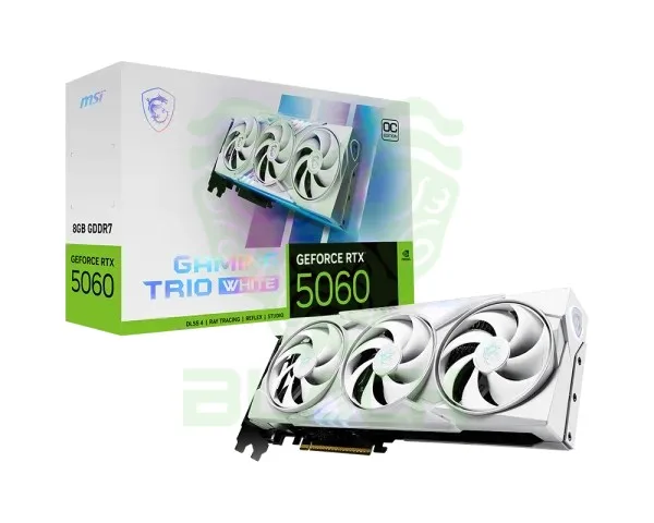 VGA MSI GEFORCE RTX 5060 8G GAMING TRIO OC WHITE