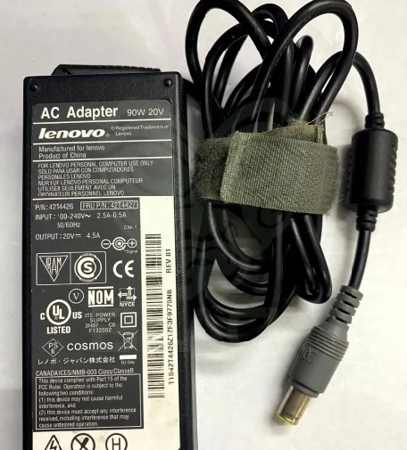 Cargador Lenovo 20V - 4.5A
