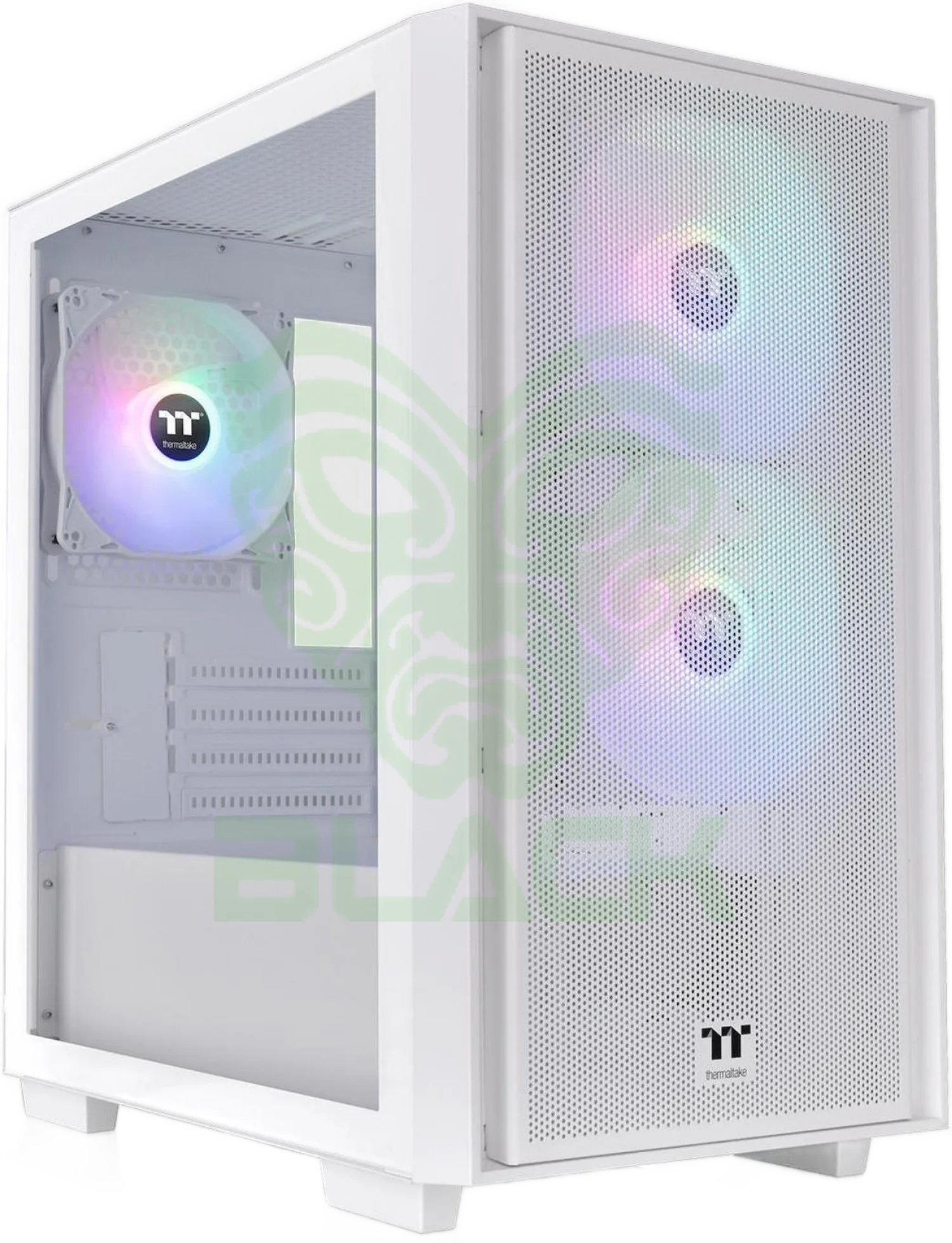 GABINETE GAMER THERMALTAKE VERSA H16 TG ARGB SNOW WHITE TEMP GLASS