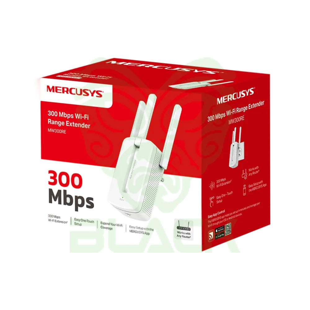 MW300RE MERCUSYS RANGE EXTENDER 300MBPS 3 ANT EXT