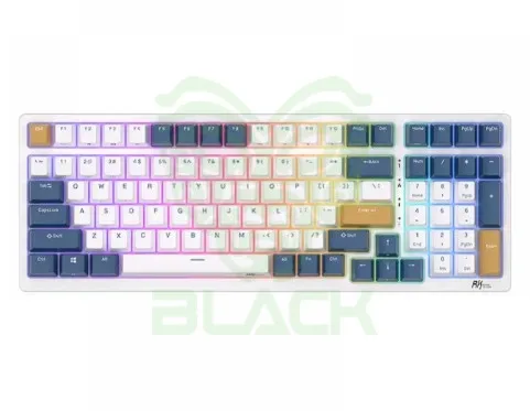 Teclado Royal Kludge RK 98% Tri - Modes (Klein Blue)