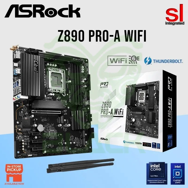 MOTHER ASROCK Z890 PRO-A WIFI LGA1851 DDR5