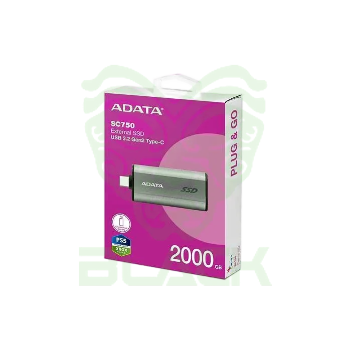 DISCO EXTERNO SSD 2TB ADATA SC750 USB-C 3.2