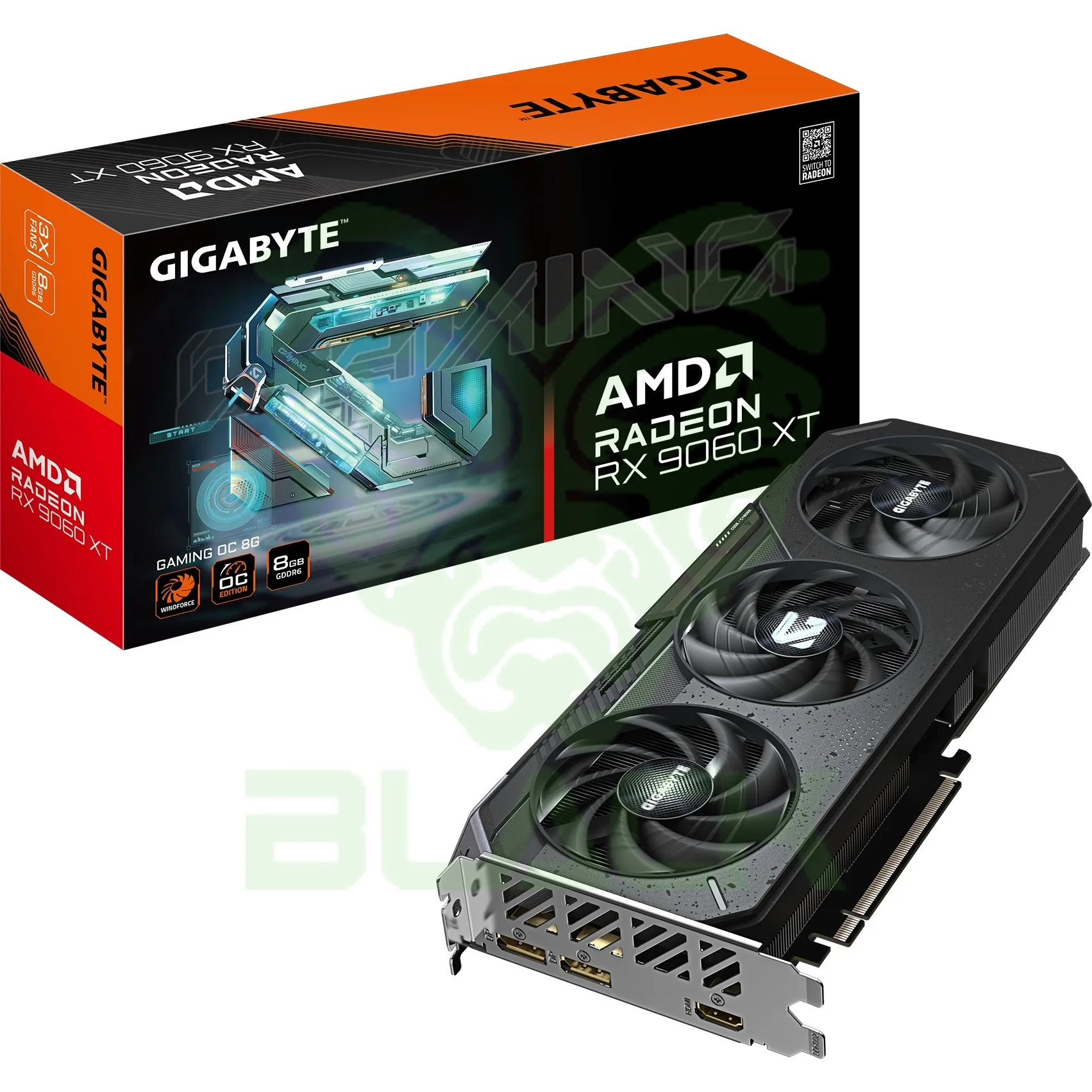 PLACA DE VIDEO GIGABYTE AMD RADEON RX 9060XT GAMING OC 8GB