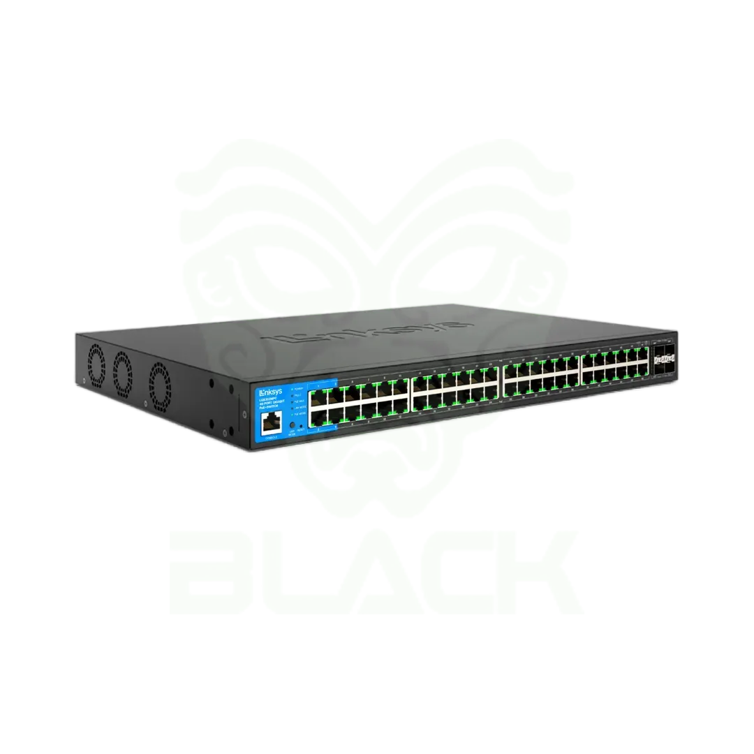 48-PORT MANAGED GIGABIT SWITCH W/ 4 10G SFP +
