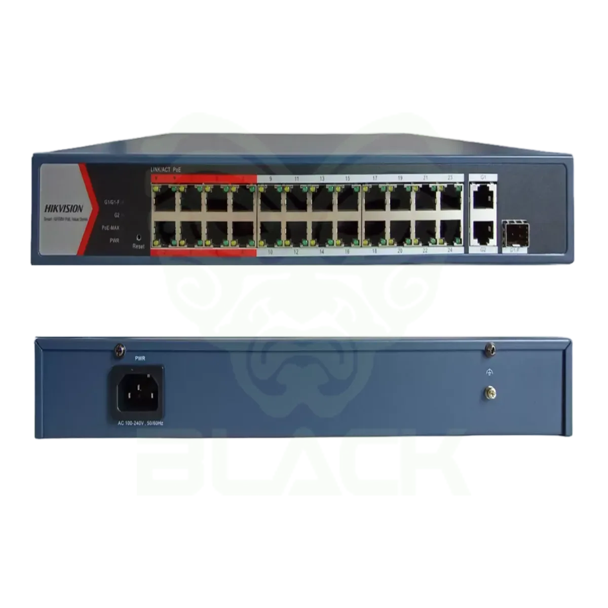 SWITCH DE 24 PUERTOS GIGABIT CON 12 PUERTOS POE+, ...