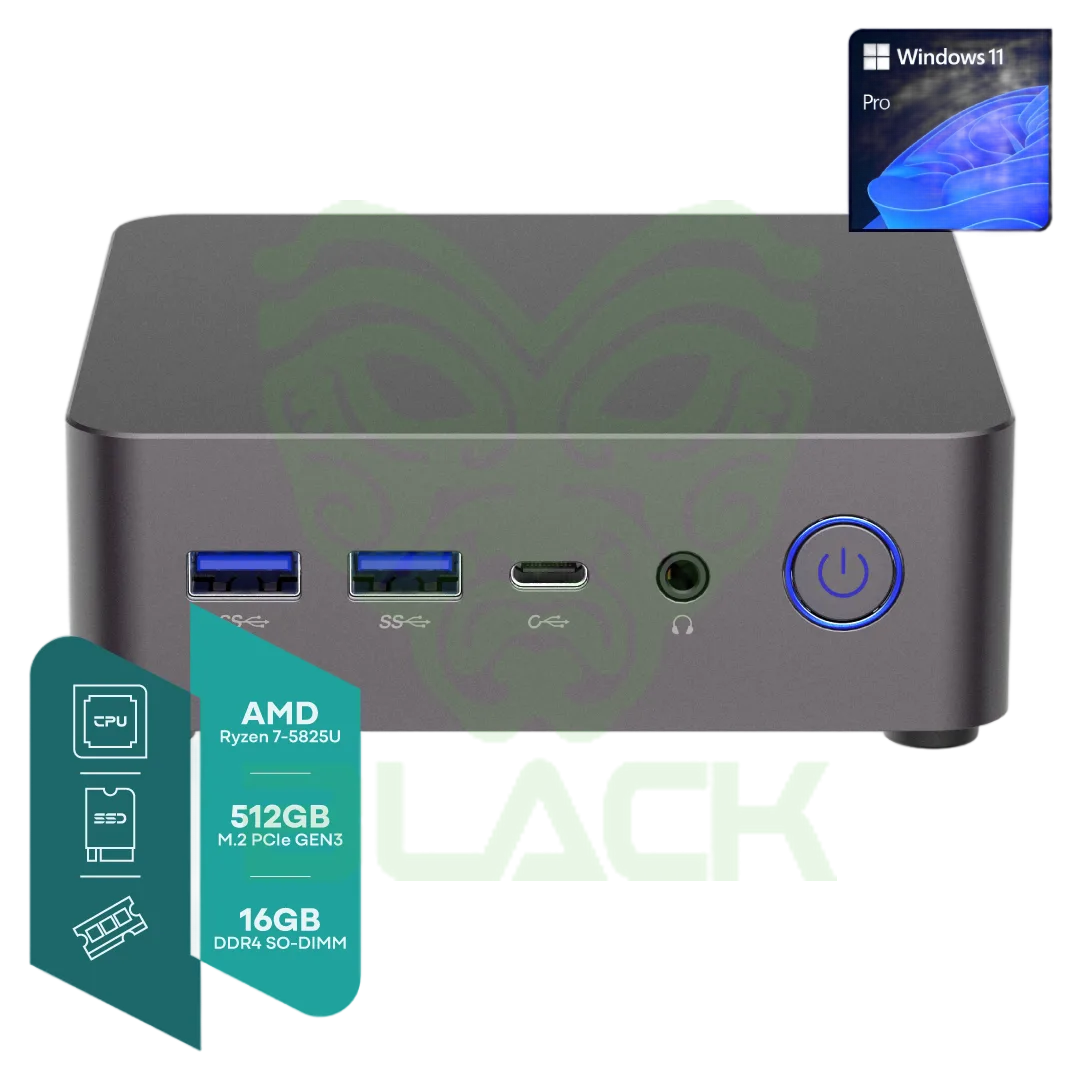 MINI PC KELYX AMD RYZEN 7-5825U 16G M.2 512G WIN 11 PRO