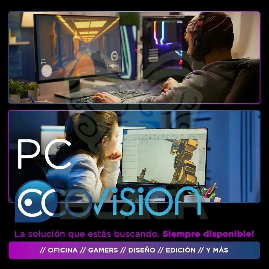 PC ECOVISION AMD RYZEN 3 5300G + 8GB + 240GB
