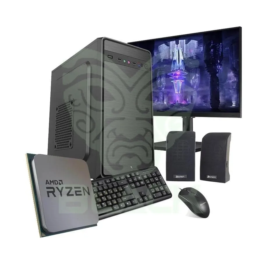 PC ECOVISION AMD RYZEN 3 3200G 8GB + 240GB + MONITOR 22