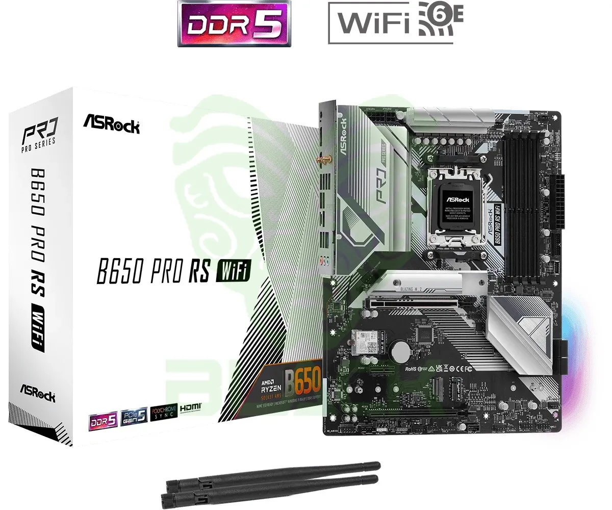 MOTHER ASROCK B650 PRO RS WIFI AM5 DDR5