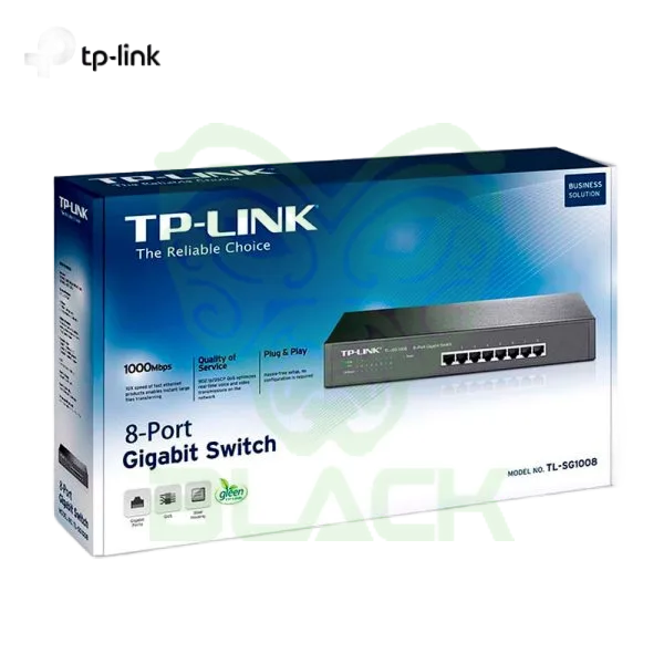 SWITCH TP LINK 8 PUERTOS 10/100/1000 POE+ RACKEABLE