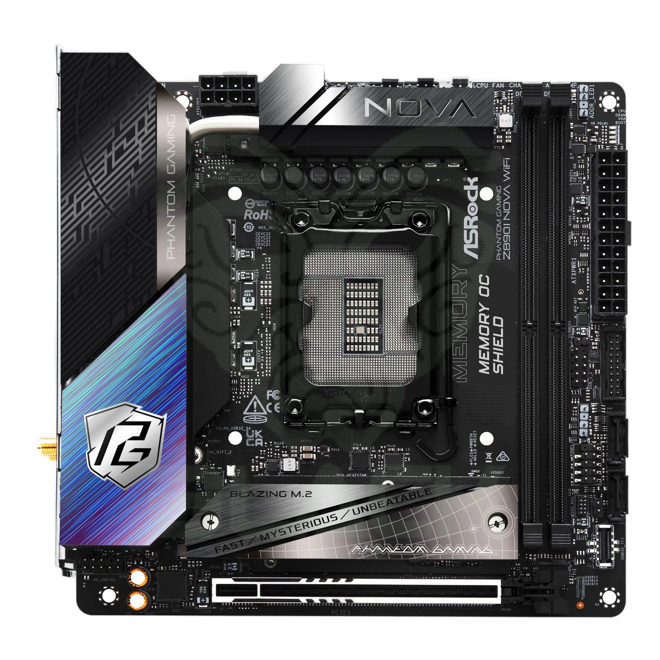 MOTHER ASROCK Z890I NOVA WIFI ITX LGA1851 DDR5