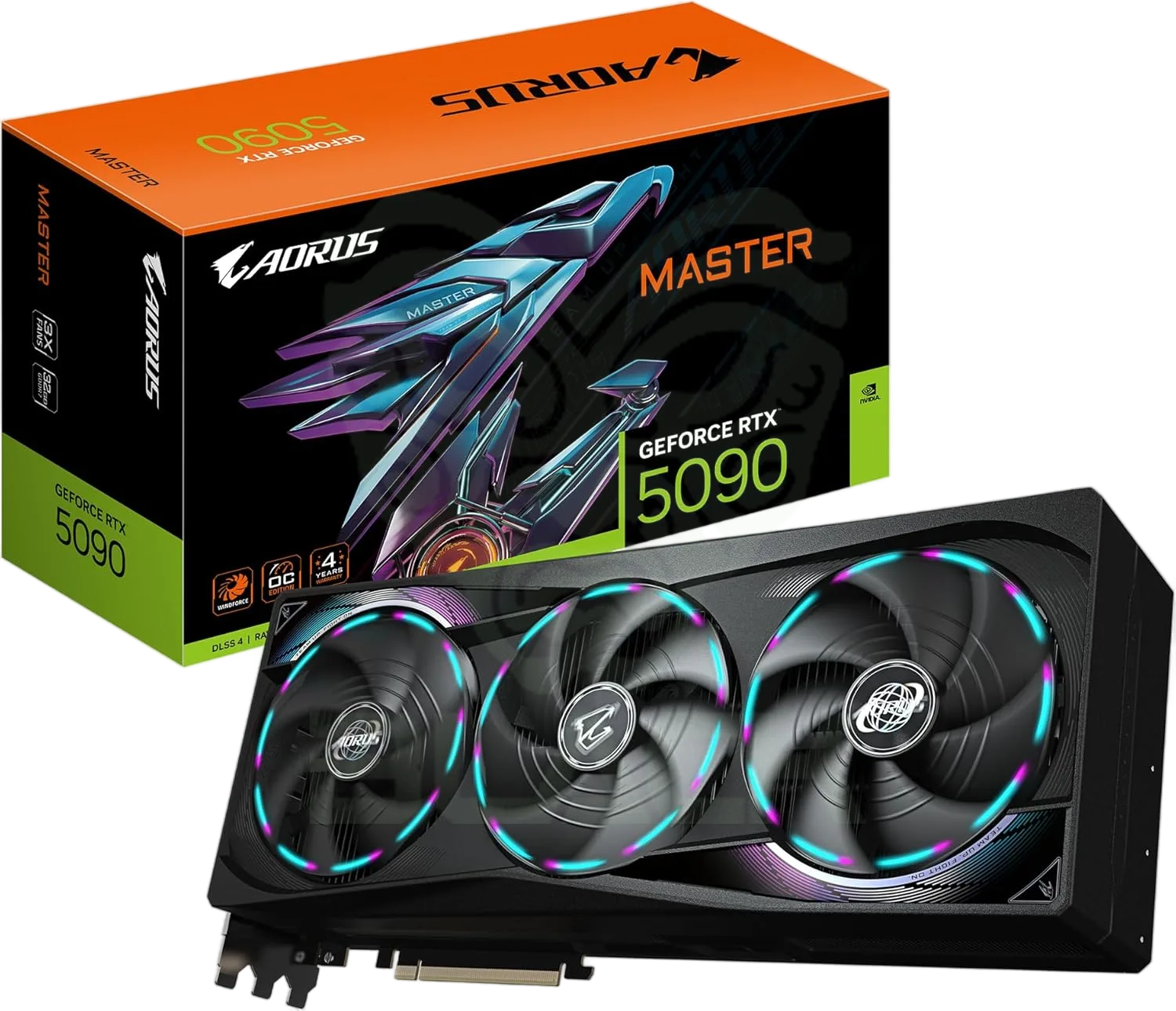 PLACA DE VIDEO GIGABYTE AORUS GEFORCE RTX 5090 32GB GDDR7 MASTER
