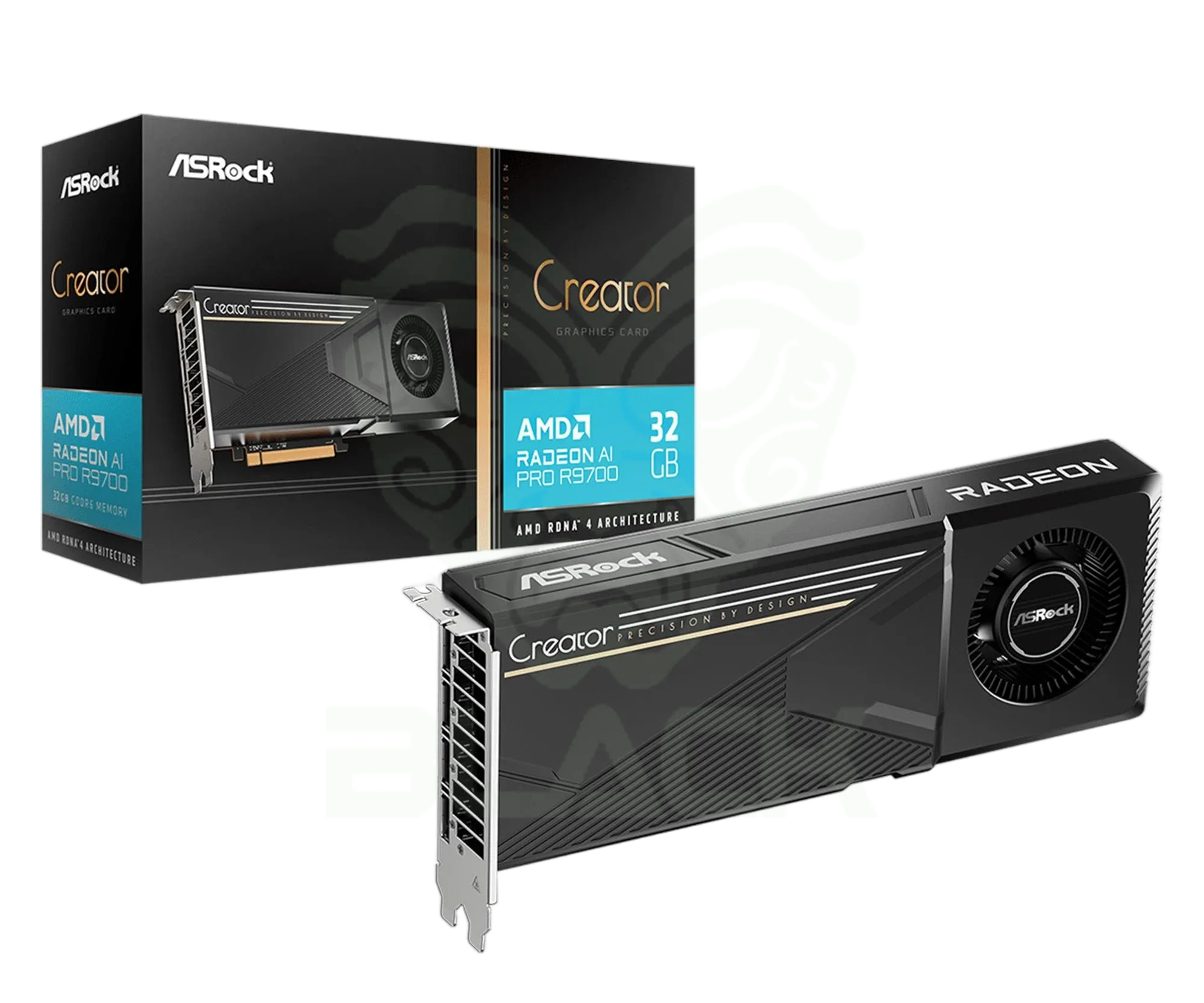 PLACA DE VIDEO ASROCK RADEON AI PRO R9700 32GB GDDR6 CREATOR