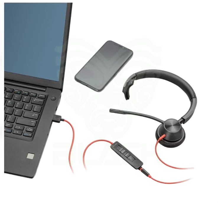 AURICULARES POLY BLACKWIRE 3320 USB-C 8X220AA