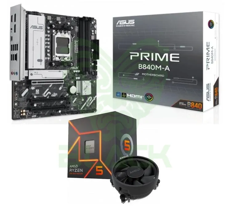 PROCESADOR AMD RYZEN 5 7600 5.1GHZ TURBO AM5 + WRAITH STEALTH COOLER