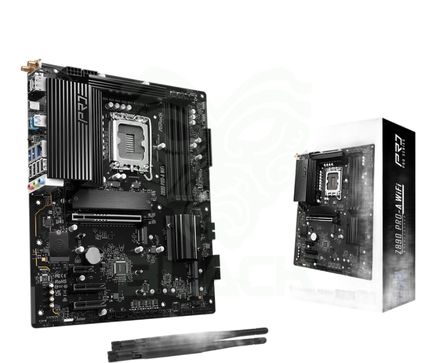 MOTHER ASROCK Z890 PRO RS WIFI WHITE LGA1851 DDR5