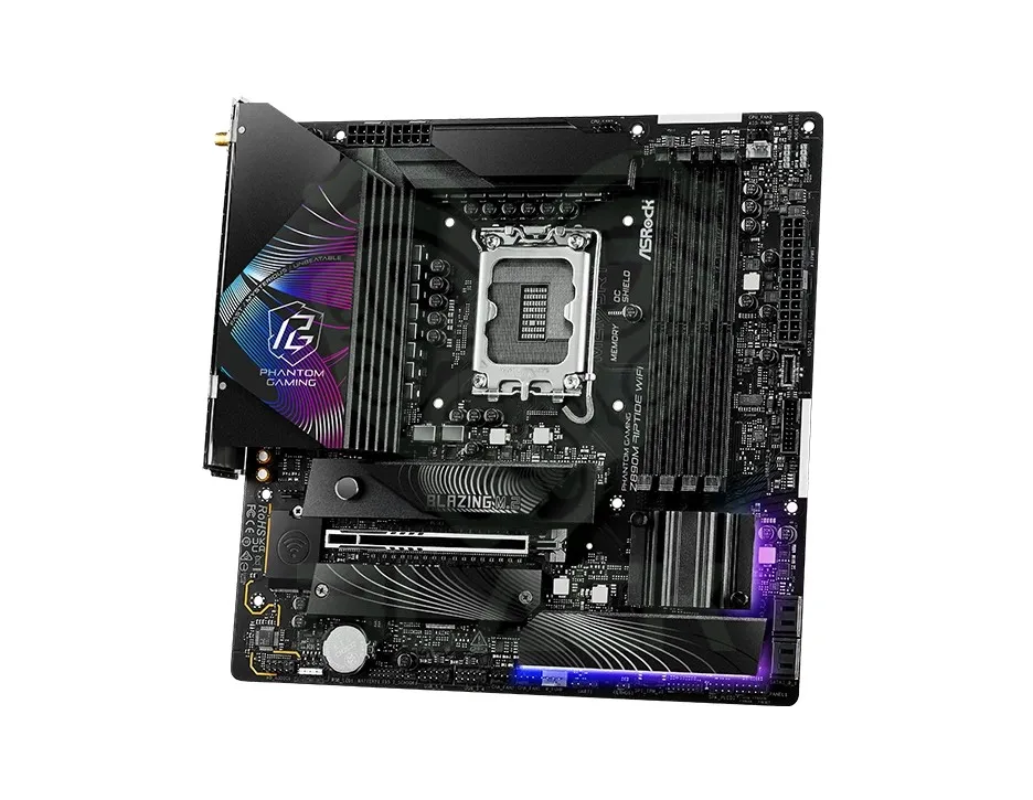 MOTHER ASROCK (LGA1851) Z890M PHANTHOM GAMING RIPTIDE WIFI