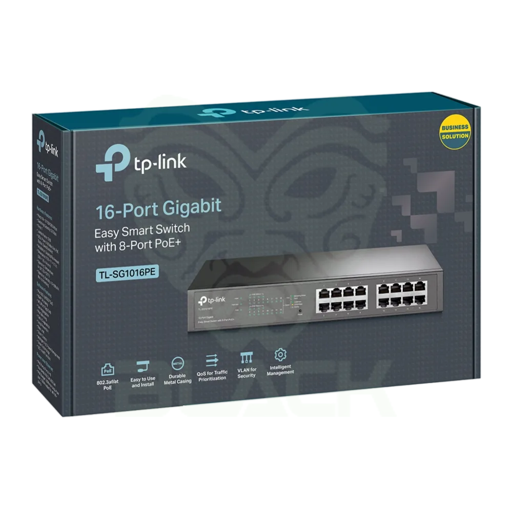 SWITCH TP LINK 16 PUERTOS GB 8 POE+ 8 NO POE EASY SMART