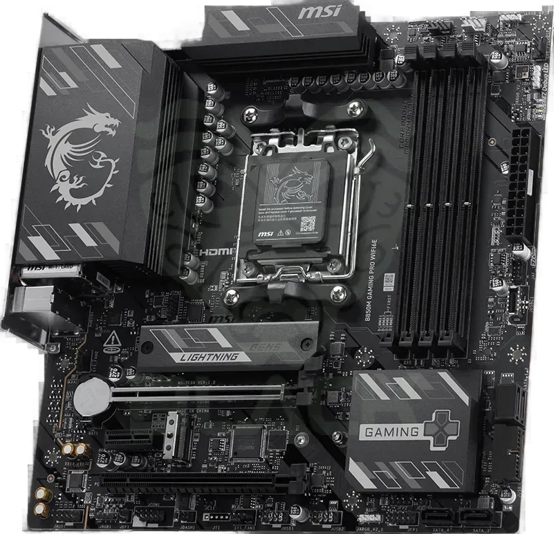 MOTHERBOARD MSI B850M GAMING PRO WIFI6E AM5 DDR5