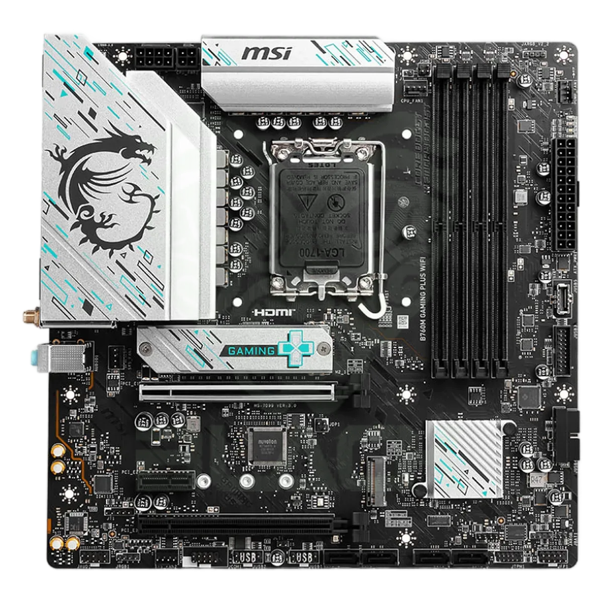 MOTHERBOARD MSI B760M GAMING PLUS WIFI LGA1700
