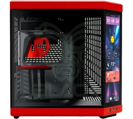 GABINETE HYTE Y70 BLACK CHERRY VIDRIO TEMPLADO INC. CABLE RISER PCIE 4X16 USB-C 3.2