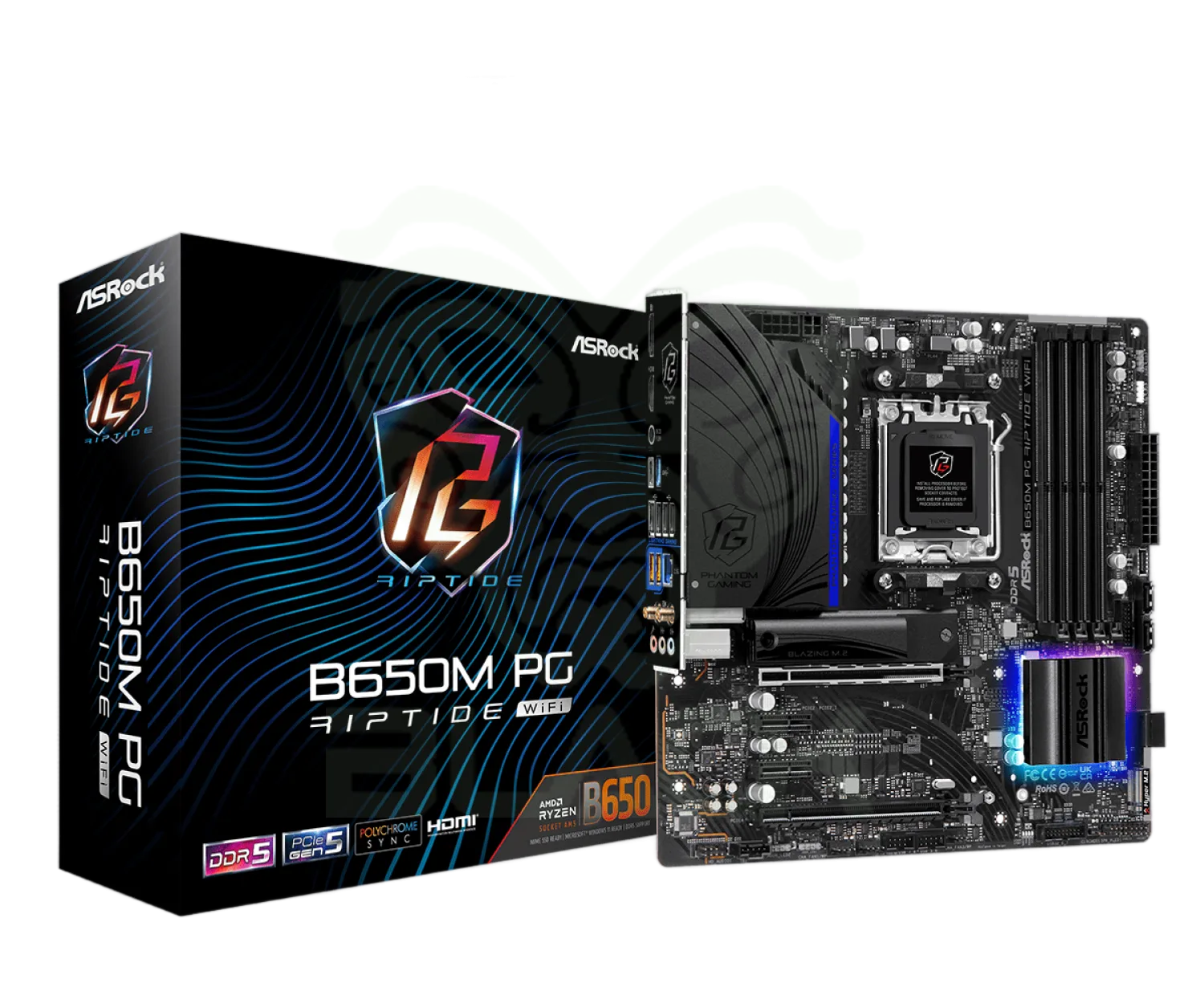 MOTHER ASROCK B650M PG RIPTIDE WIFI AM5 DDR5