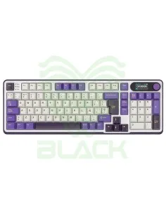 TECLADO ROYAL KLUDGE RKS98 WIRELESS BLACKBERRY SWITCH BEIGE 96%