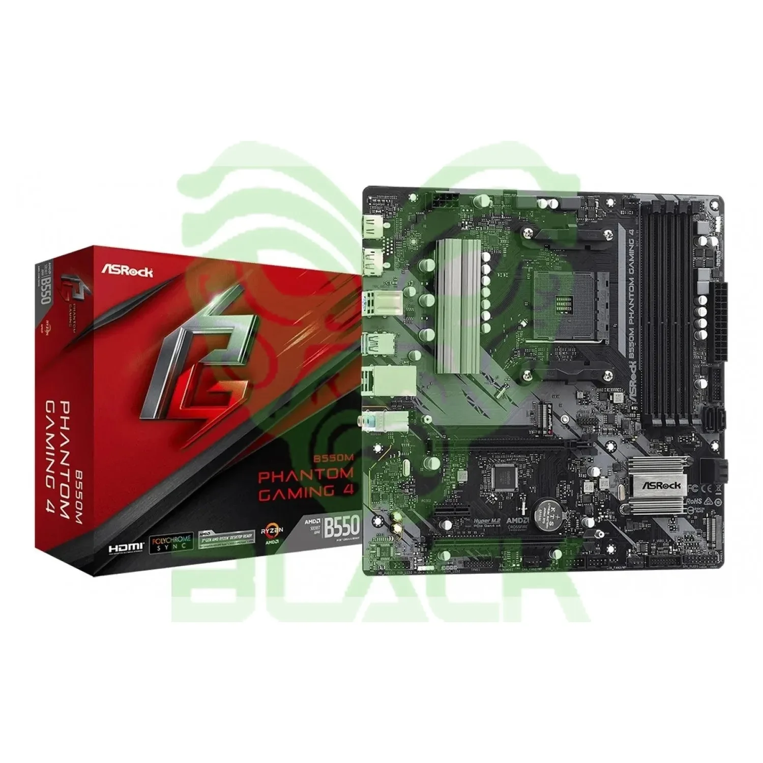 MOTHER ASROCK (AM4) B550M PHANTOM GAMING 4