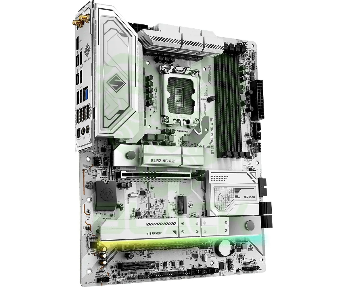 MOTHERBOARD ASROCK Z890 STEEL LEGEND WI-FI SOCKET INTEL® SOCKET 1851 12/13/14VA. GEN. DDR5