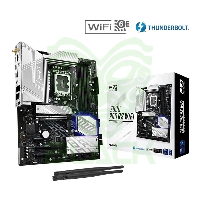 MOTHERBOARD ASROCK Z890 PRO RS WI-FI INTEL® SOCKET 1851 12/13/14VA. GEN. DDR5