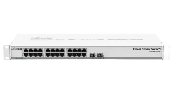 SWITCH MIKROTIK 326-24G-2S+RM 24ETH 2SPF+ S/F