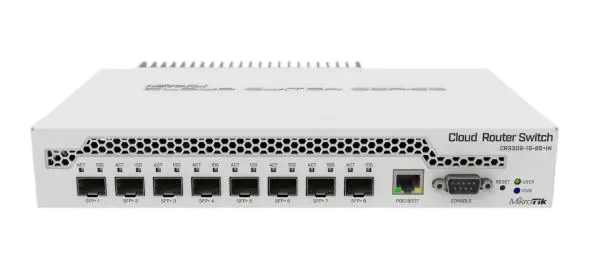 SWITCH MIKROTIK 309-1G-8S+IN 8PTOS SFP+ + 1ETH GB S/F