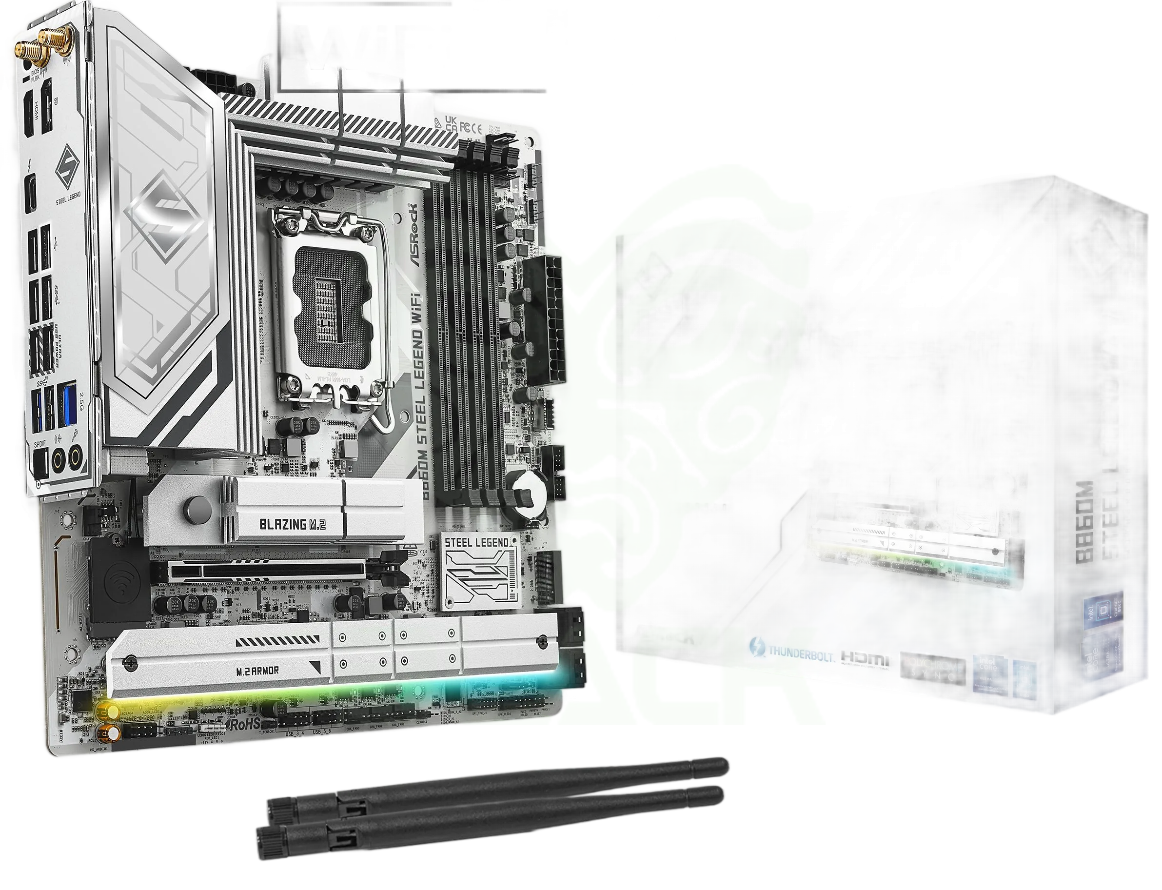MOTHER ASROCK B860M STEEL LEGEND WIFI LGA1851 DDR5