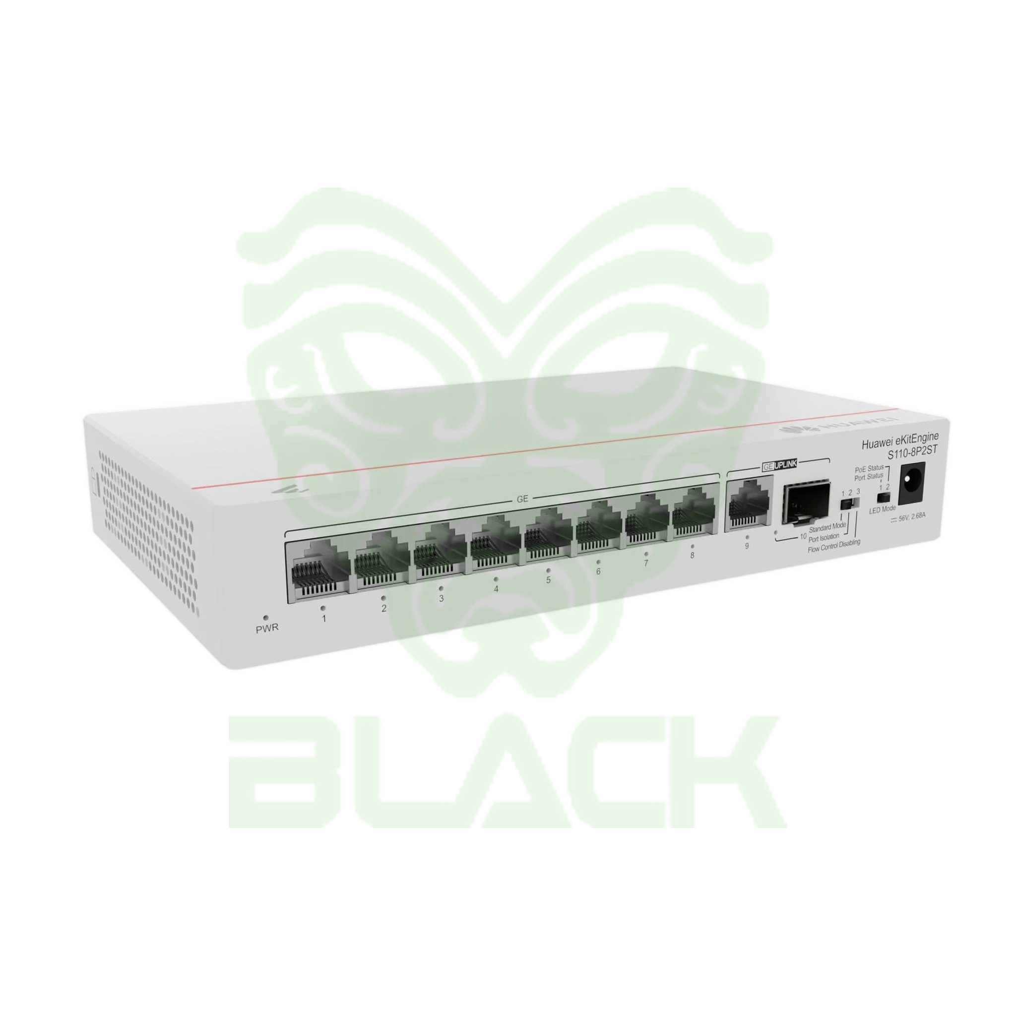 SWITCH HUAWEI EBG 8P GE 1P-SFP GE POE+(124W)NO ADMIN 264V