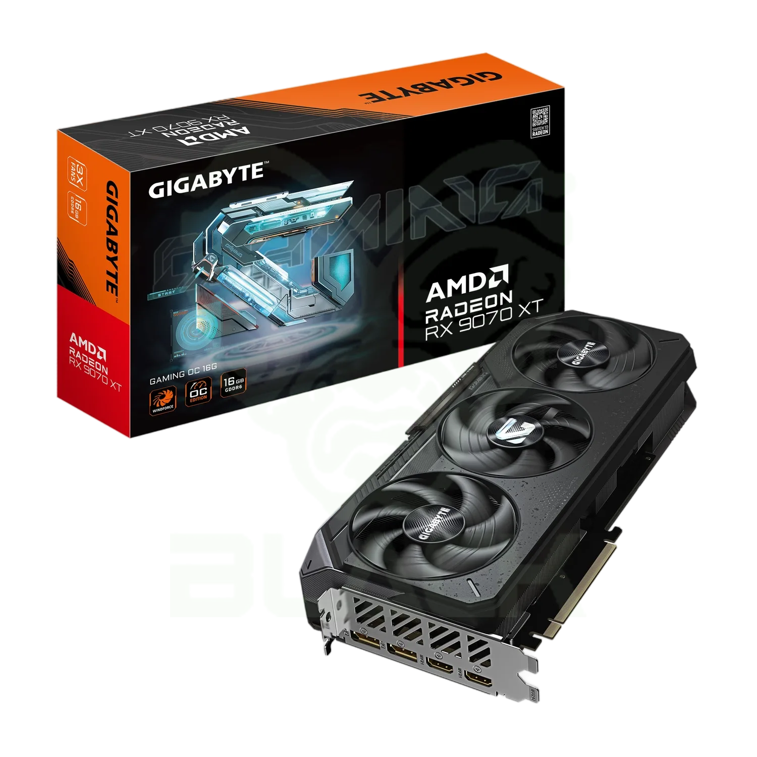 PLACA DE VIDEO GIGABYTE AMD RADEON RX 9070 XT GAMING OC 16GB