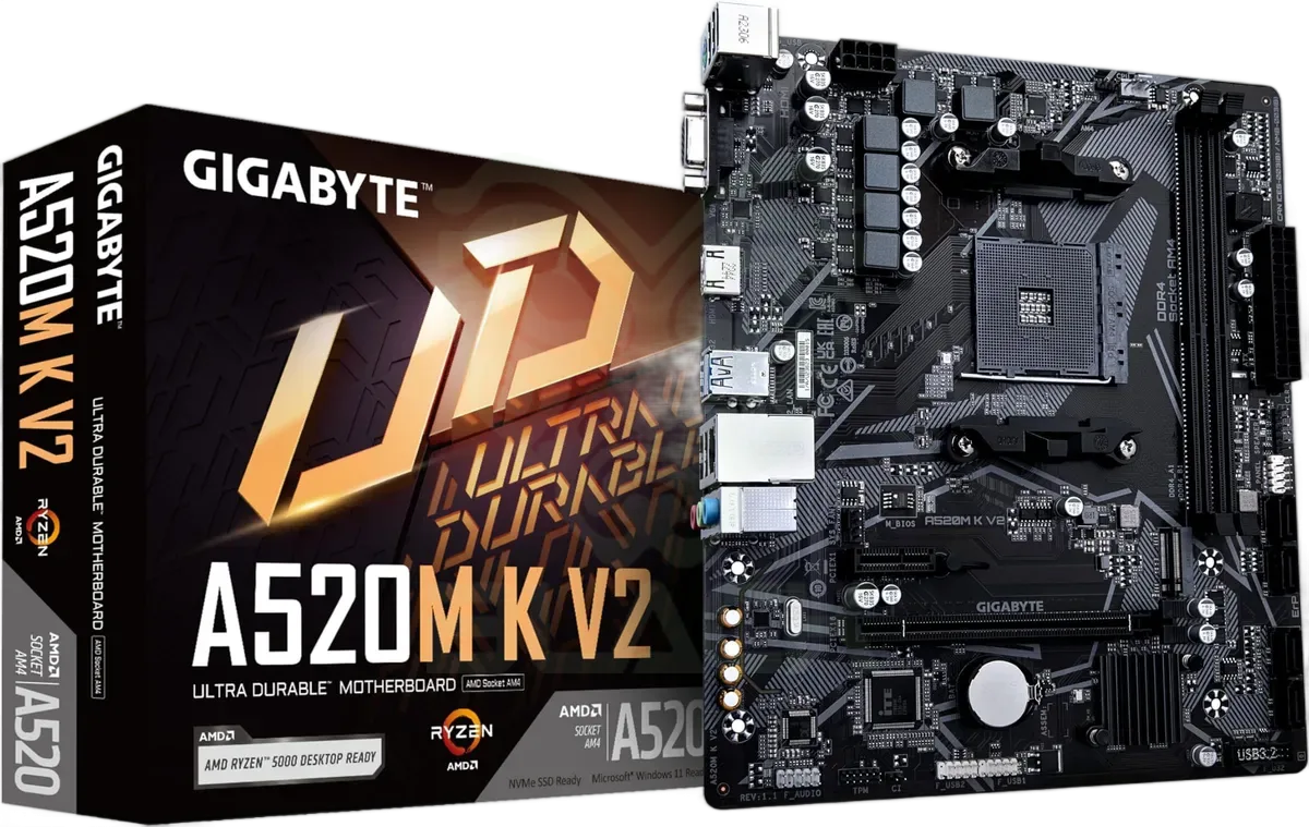MOTHER GIGABYTE A520M K V2 1.1 SOCKET AM4