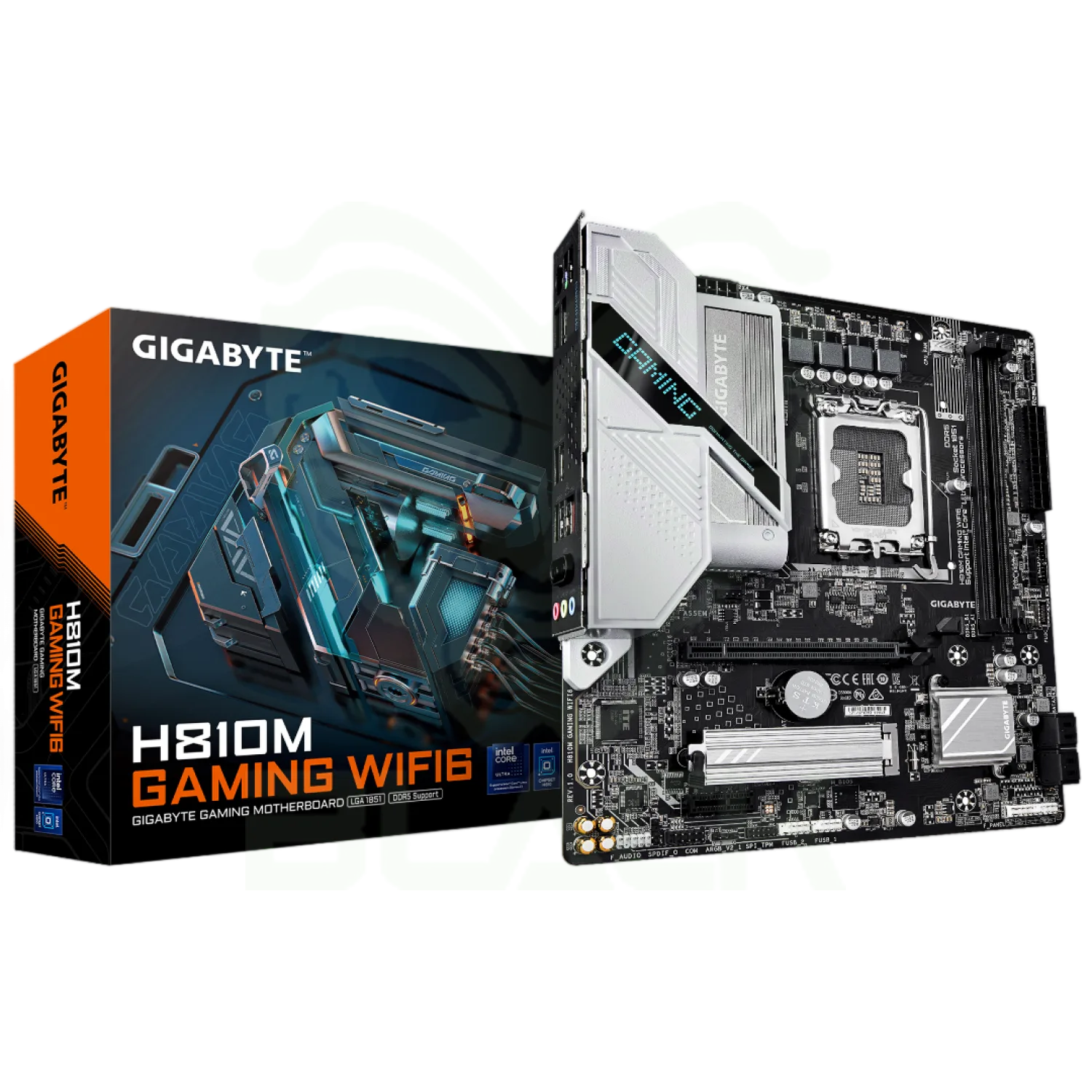 MOTHER GIGABYTE (LGA 1851) H810M GAMING WIFI6