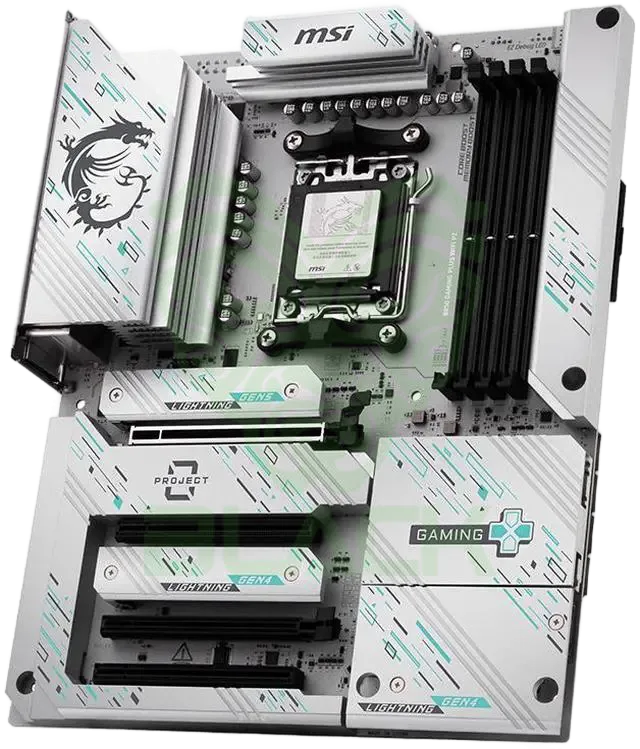 MSI (SOCKET AM5) B850 GAMING PLUS WIFI PZ (BACK-CONNECT)