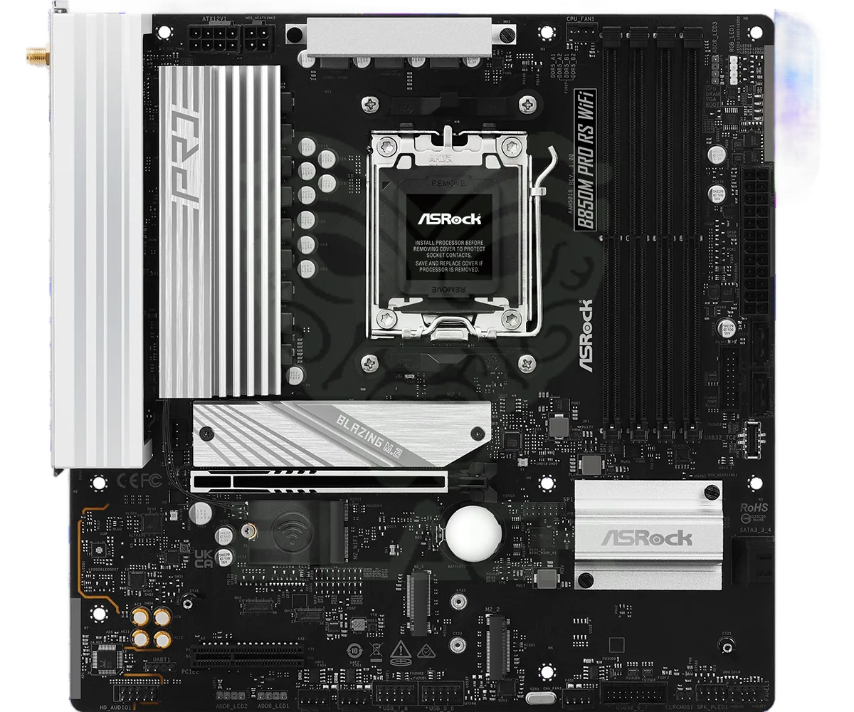 MOTHER ASROCK B850M PRO RS WIFI AM5 DDR5