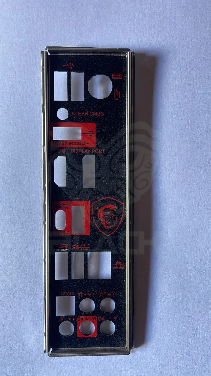 I/O SHIELD BACKPLATE MOTHERBOARD 096