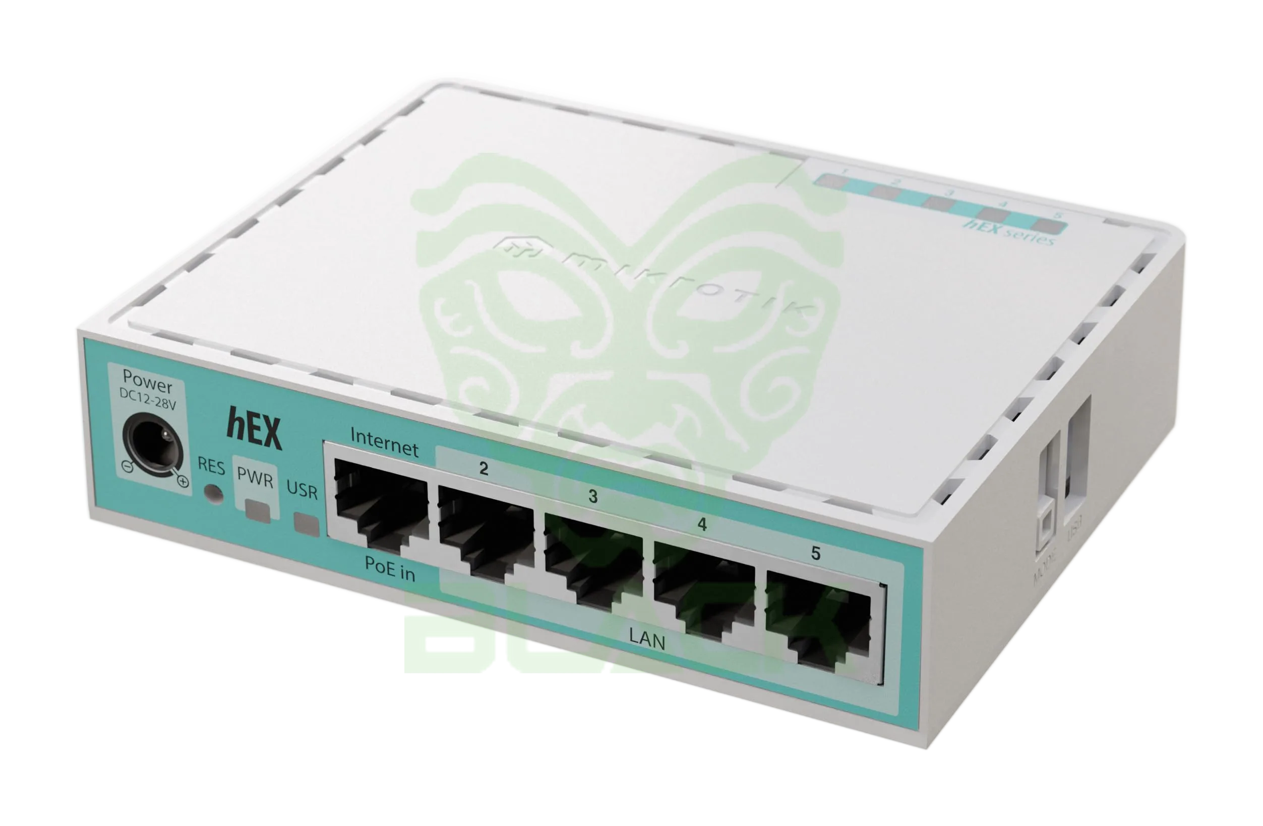 RB MIKROTIK E50UG 5 ETH GIGABIT LVL 4 C/CASE Y FUEN