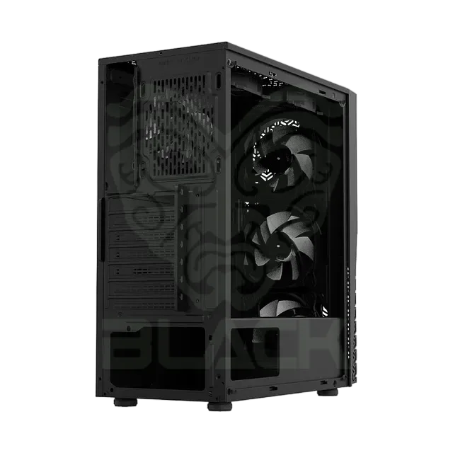 GABINETE MLOGIX SWORD RGB 1X120MM FAN M-ATX VIDRIO TEMPLADO